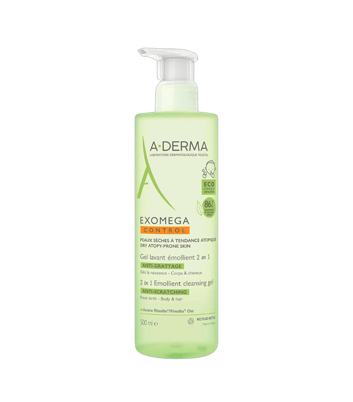 Aderma Exomega control gel 2 in 1 500ml