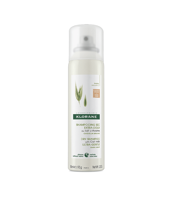 KLORANE Dry shampoo with Oat milk – Dark hair 150 ml