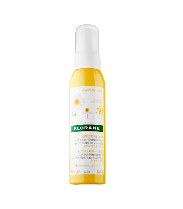 Klorane Sun lightening spray with Chamomile and honey 125ml