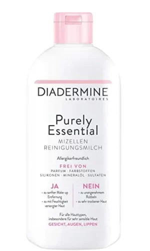 Diadermine purely essential cleansing milk