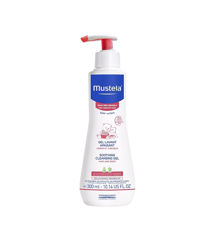Mustela soothing cleansing gel 