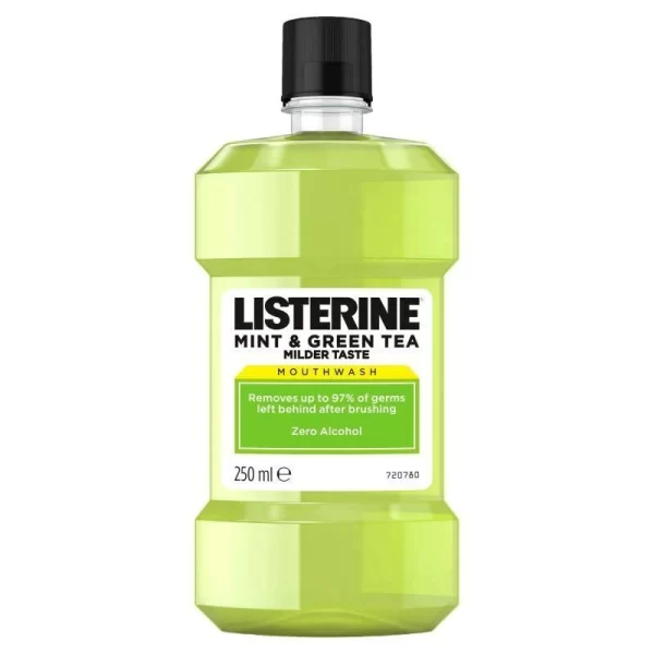 Listerine mint & green tea mouthwash 250ML