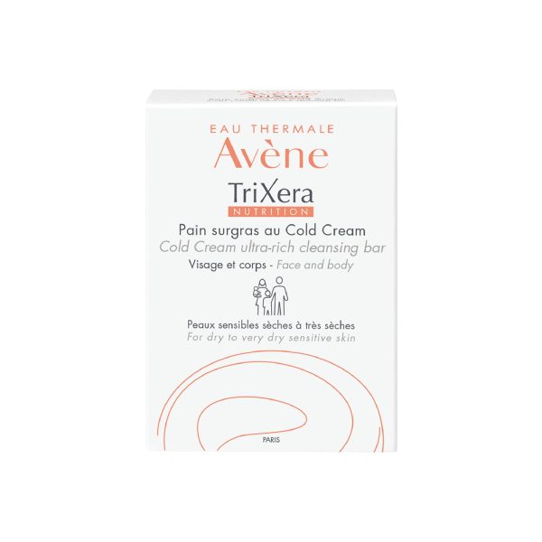 Avène TriXera Nutrition Cold Cream Ultra-rich Cleansing Bar