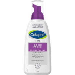 Cetaphil acne prone skin foam wash