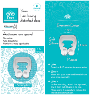 Deez Anti-snore nose Apparel