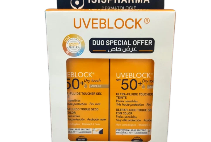 Isispharma Uveblock Tinted Dry Touch Spf50+ Duo