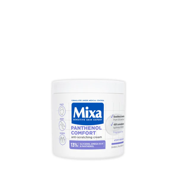 MixaPanthenolComfortFace_Hands_BodyAnti-ScratchingCreamJarForDrySkin_AtopyProneSkinandEczema