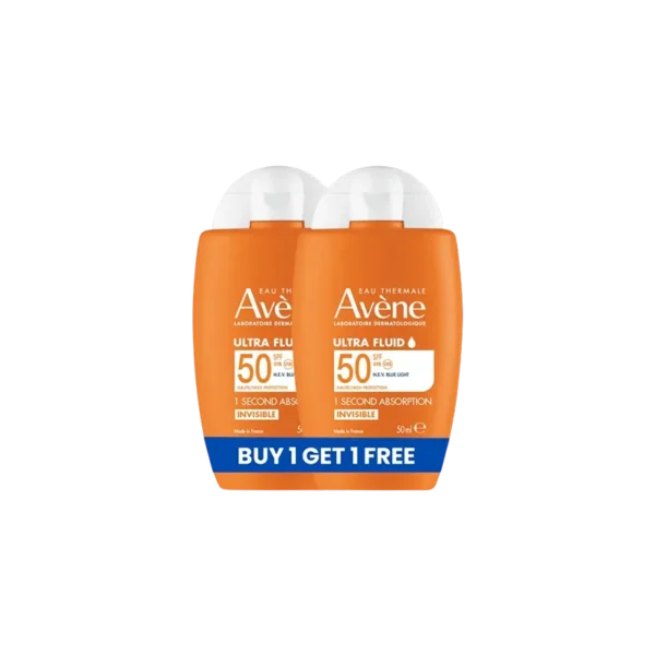 Avene ultra fluid SPF50 buy 1 get 1
