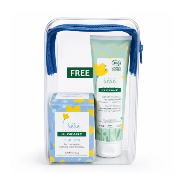 Klorane bebe parfum + free diaper change cream