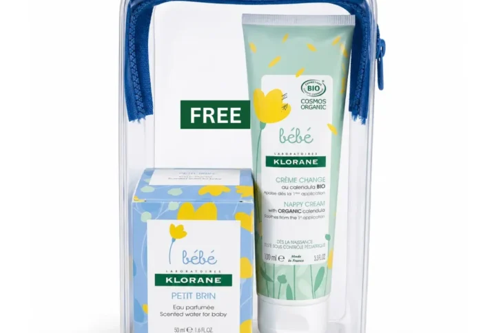 Klorane bebe parfum + free diaper change cream