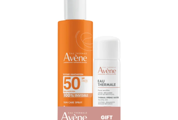 Avene spray SPF50 + free eau thermale