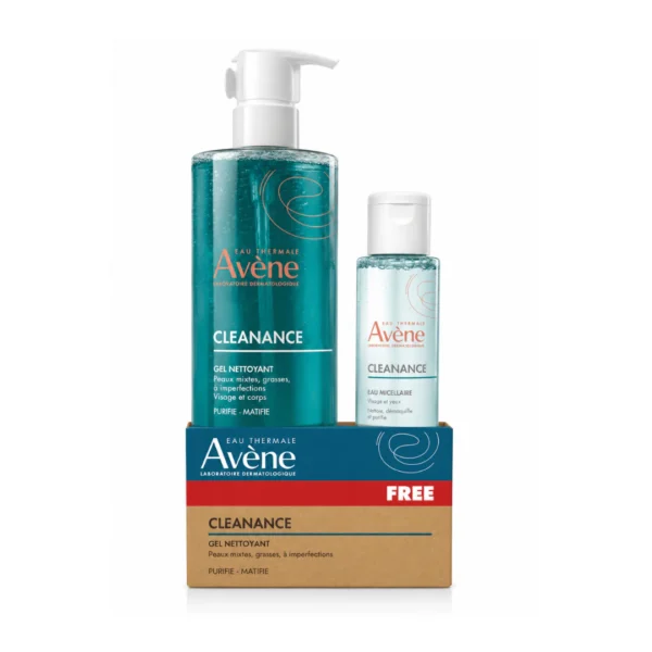 Avene cleanance cleanser + free micellar water