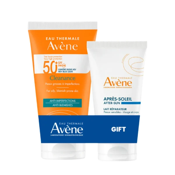 Avene cleanance SPF50 + free after sun