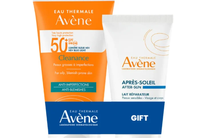 Avene cleanance SPF50 + free after sun