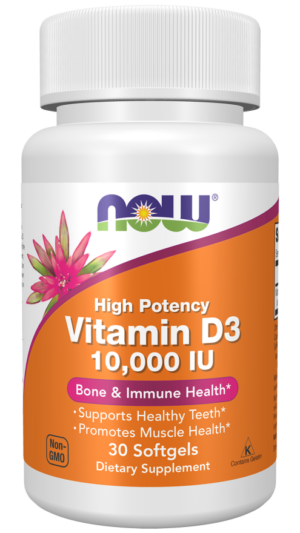 NOW vitamin D3 10000 IU