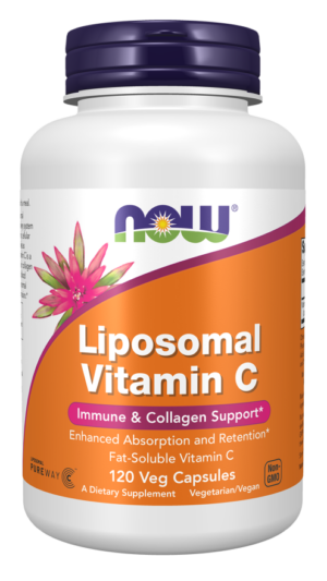 Now liposomal vitamin C 120 capsules